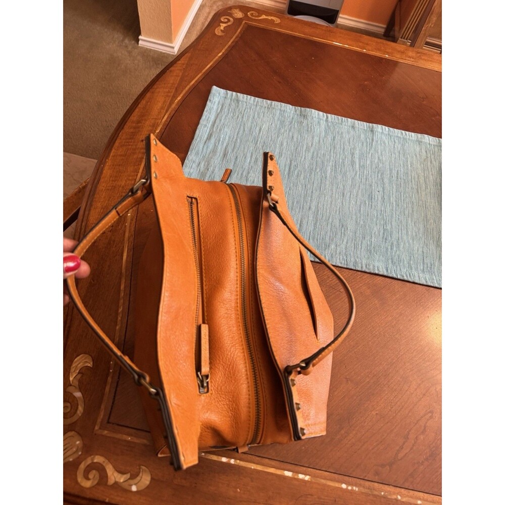 C & C California Leather Bag Satchel Crossbody Tote Womens Bag British Tan - Picture 12 of 16